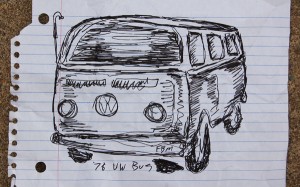 Rendering of what the first van kinda looked like...